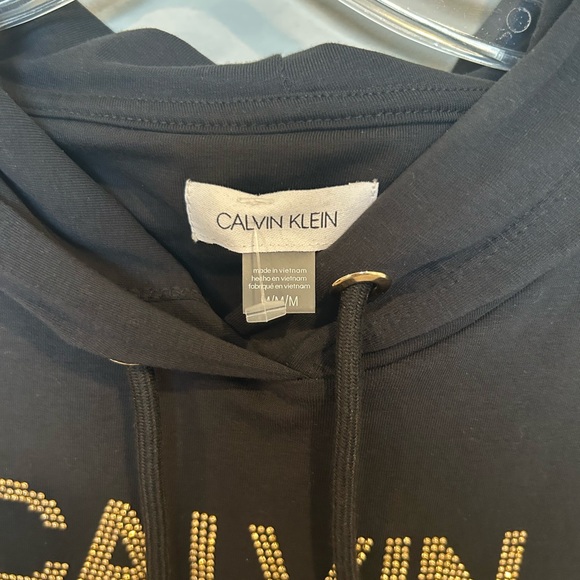 Calvin Klein Gift Ready Black Casual Dress with Hoodie - Picture 3 of 5